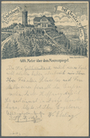 GA Ansichtskarten: Niedersachsen: GOSLAR, Steinberg, Frühe Privatganzsache, Gebraucht 1892 In Guter Bed - Altri & Non Classificati