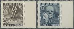 ** Österreich: Österreich 1939-45, Zwei Unverausgabte Werte 5+3 Und 12+12 In Unsignierter Postfrischer Prachterha - Unused Stamps