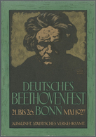 Ansichtskarten: Nordrhein-Westfalen: BONN, Deutsches Beethovenfest Mai 1927, Sign. Carl Nonn Bonn, U - Other & Unclassified