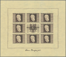 ** Österreich: 1946, Renner - Kleinbögen, 1 - 5 Schill., Alle 4 Einwandfrei Postfrisch, Mi. 2600,- - Unused Stamps