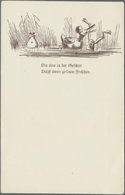 Ansichtskarten: Künstler / Artists: BUSCH, Wilhelm (1832-1908) 79 Historische Ansichtskarten Ab 1900 - Zonder Classificatie