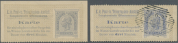 GA Österreich - Telefonsprechkarten: 1896, Sprechkarte Der Telefonstelle Effektenbörse Für Den Wiener Lokalverkeh - Autres & Non Classés