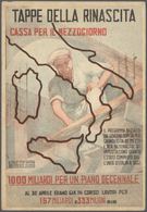 Ansichtskarten: Politik / Politics: ITALIEN, 20 Zum Teil Sehr Plakative Propagandakarten Ab 1945 Bis - People
