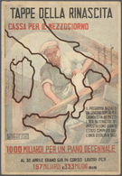 Ansichtskarten: Politik / Politics: ITALIEN, 20 Zum Teil Sehr Plakative Propagandakarten Ab 1945 Bis - Personaggi