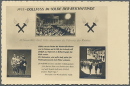 Ansichtskarten: Politik / Politics: ÖSTERREICH, 15 Verschiedene Fotokarten Kanzler DR. DOLLFUSS, All - Personnages