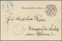 Br Österreich - Schiffspost: 1898. Ungarn 2 Kr Violet, übergehend Entwertet FIUME 98 JUL 2,  Beigesetzter LLOYD A - Other & Unclassified