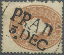 O Österreich - Stempel: PRAD (Südtirol): 1860, 15 Kr. Braun Mit Sauberem Kastenstpl. 'PRAD 3. DEC', Kl. Dünne St - Franking Machines (EMA)