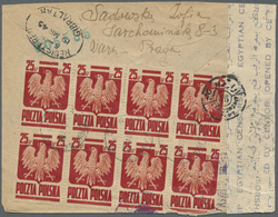 Br Polen: 1944. Registered Envelope Addressed To 'Committee Pour Affaires Polognes, Croix Rouge International, Ge - Storia Postale