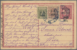 GA Polen - Ganzsachen: 1920, Polish Stationery Used In Plebiscite Area East Silesia (Bielsko-Biała), Two Cards 15 - Stamped Stationery