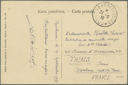 Br Polen - Besonderheiten: 1919. Stampless Picture Post Card Of The 'Akademia Sztuk Pieknych, Krakow' Addressed T - Other & Unclassified