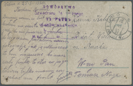 Br Polen - Besonderheiten: 1920, Polish-Russian Bolschewics War, Fieldpost Card From "WILNO 25.3.20" With Sender - Other & Unclassified