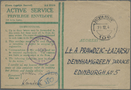 Br Polen - Besonderheiten: 1945. Stampless Envelope Headed 'Active Service/Army Privilege Envelope' Addressed To - Altri & Non Classificati