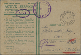 Br Polen - Besonderheiten: 1945. Stampless Envelope Headed 'Active Service/Army Privilege Envelope' Addressed To - Other & Unclassified