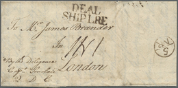 Br Portugal - Vorphilatelie: 1776. Pre-stamp Envelope (creases, Tears) Written From Lisbon Dated ‘3rd February 17 - ...-1853 Prefilatelia