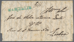 Br Portugal - Vorphilatelie: 1838 (ca.). Pre-stamp Envelope Written From 'Mangualde' Addressed To Lisboa Canceled - ...-1853 Préphilatélie