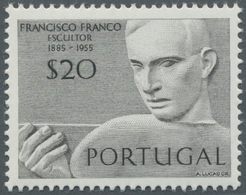 ** Portugal: Bildhauer 1,50 E. Seltene Zähnung K 13 1/2, Michel Für Postfrisch Ohne Preis! Gestempelt Bereits Mit - Covers & Documents