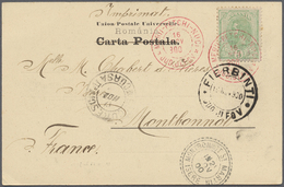 Br Rumänien: 1900. Picture Post Card Of 'Roma Wedding' Addressed To France Bearing Yvert 103, 5b Green Tied By Me - Covers & Documents