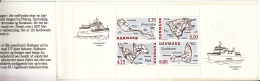 Denmark MNH Scott #1025a Booklet 2 Panes Of 4 Danish Islands - Islands