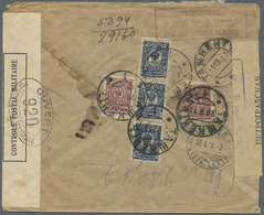 Br Russland: 1917. Registered Envelope Addressed To The 'International Peace Committee, Geneva' Bearing Russia Yv - Neufs