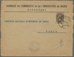 Br Russland: 1919. Censored Envelope (3 Sides Opend) Written From The Allied Forces In Arkangel Bearing Russia Yv - Neufs