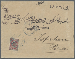 Br Russische Post In Der Levante - Staatspost: 1890's/1903: Three Covers From Smirna To Isphahan, Persia Via Cons - Turkish Empire