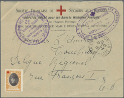 Br Russland - Besonderheiten: 1915 – Russian Detachment In France. Stampless Envelope Headed 'Societe Francaise D - Other & Unclassified