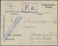 Br Russland - Besonderheiten: 1915. German P.O. W. Camp Printed Envelope Headed 'Geprüft Kommandantur Holzminden - Other & Unclassified