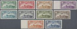 ** San Marino: 1931, Komplette Serie Flugpostmarken, Alle 10 Werte In Einwandfrei Postfrischer Erhaltung, Signier - Unused Stamps