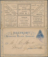 GA Schweden - Privatpostmarken: 1900(ca.), Göteborg Privata Lokalpost 3 Ö Letter-card With Advertising-imprint On - Other & Unclassified