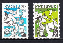 Denmark MNH Scott #1404-#1405 Set Of 2 Letter Writing - EUROPA - Nuovi