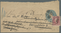 GA Schweden - Besonderheiten: 1893, USA, 1 Cent. Wrapper Sent To Stockholm, There Under Additon Of A 10 Öre Stamp - Autres & Non Classés