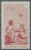 ** Schweiz: 1912, Pro Juventute Vorläufer 10 Cmi Braunrot (italienisch), Postfrisches Luxusstück Dieser Seltenen - Unused Stamps