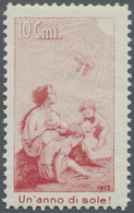 ** Schweiz: 1912 Pro Juventute-Vorläufer Italienisch In Postfrischer Erhaltung, Zähnung Oben Etwas Unregelmäßig, - Unused Stamps