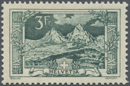 ** Schweiz: 1914, 3 Fr. Gebirgslandschaft, Tadellos Postfrisch (Mi. 2000,-) - Unused Stamps