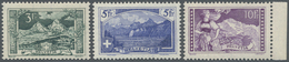 ** Schweiz: 1914, Freimarken: Landschaften, Ausgesuchte Luxus-Serie, 5 Fr Mit Glänzendem Gummi (S.B.K.=SFr. 3.670 - Unused Stamps
