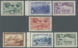 ** Schweiz: 1914/1928, Landschaften: 7 Verschiedene Postfrische Ausgaben. Michel 2.120,- € - Unused Stamps