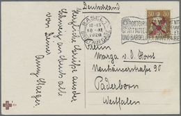 Schweiz: 1920, Flugpostmarke Helvetia 30 C. Mit Roten Propeller-Aufdruck, Sauber Gestempelt Mit Maschinenstemp - Unused Stamps