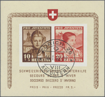 O Schweiz: 1941, Pro-Juventute-Block, Sauber Gestempelt. (Mi. 450,-) - Unused Stamps