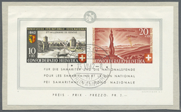 O Schweiz: 1942 Pro Patria-Block Mit Ersttagstempel "BERN 1 15.VI.42-8 BRIEFANNAHME", Mit Originalgummi, Im Ober - Unused Stamps