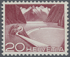 ** Schweiz: 1949, 20 C. Landschaften, Type I, Sog. Urtype, Farbfrisch Und Tadellos Postfrisch, Fotoattest Rellsta - Unused Stamps