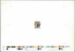 Schweiz: 1986. Großformatiger Probedruck Auf Dickem Papier Mit Farb-Kontroll-Indikatoren. Unique! 1986. Grande - Unused Stamps