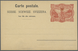 GA Schweiz - Ganzsachen: 1905, GANZSACHEN-Karte „RÜTLI-Essay" Zu 10 Rp. Mit Großem Wertschild 'Rütli, Tellvater U - Interi Postali