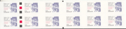 Denmark MNH Scott #1502b Booklet Of 12 5.50k Dan Turell, Writer - Unused Stamps