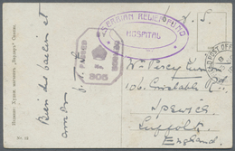 Br Serbien: 1918. Stampless Picture Post Card Of 'Going To Market, Bitolja' Addressed To Suffolk Endorsed 'On Act - Serbia