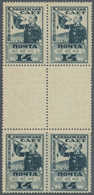** Sowjetunion: 1929. Gutter Block Of 4 For 14k First All-Soviet Assembly Of Pioneers. Mint, NH. - Lettres & Documents