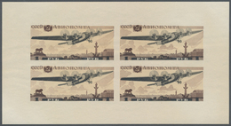 ** Sowjetunion: 1937, Airplane Exhibition, Souvenir Sheet, Unmounted Mint. Mi. 350, €. - Covers & Documents