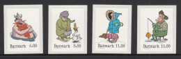 Denmark MNH Scott #1568-#1571 Set Of 4 People In Winter - Unused Stamps