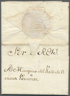 Br Spanien - Vorphilatelie: 1724 (31 Nov). Madrid A La Marqués De Valle De Cenato. Carta Real De Felipe V Firmada - ...-1850 Préphilatélie