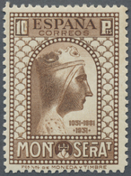 ** Spanien: 1931, 900 Jahre Kloster Montserrat, Postfrisches Zentriertes Luxusstück (Edifil Für Zentriert + 50% = - Used Stamps