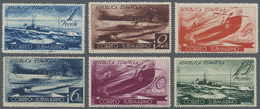 */(*) Spanien: 1938, Unterseebootpost, Ungebrauchte Serie (10 Pta Und 15 Pta Perfekt Zentriert) Und 2 Pta Probedruck - Oblitérés